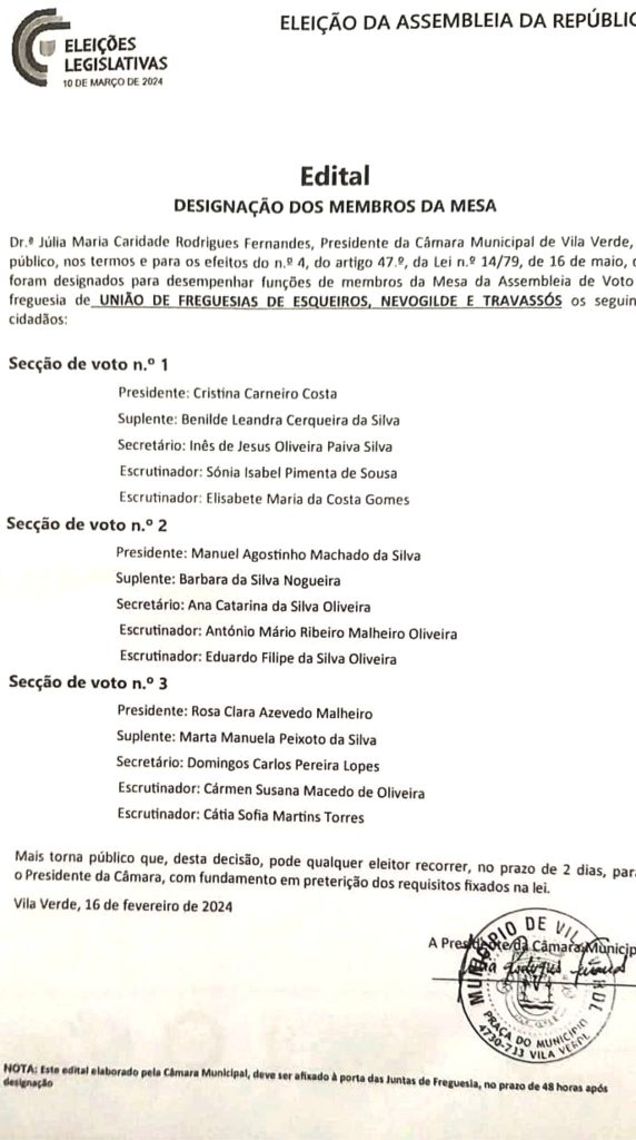 Eleições Legislativas